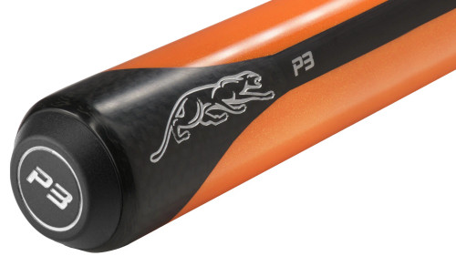 Predator Flare Orange P3 Cue - Leather Luxe Wrap (with 11.8 REVO