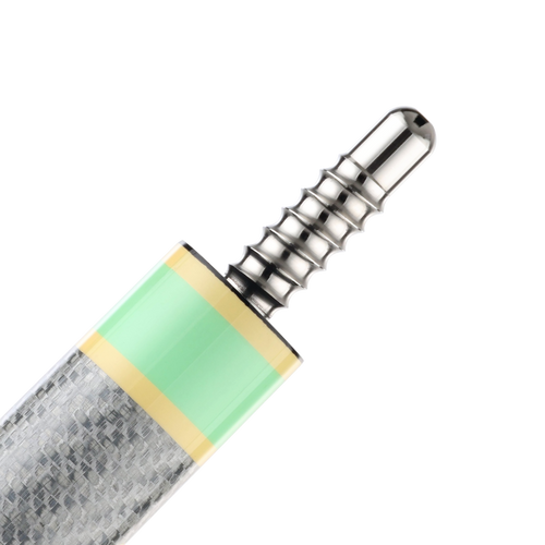 Poison Candy Sugar Pool Cue with Venom Carbon Fiber Shaft - NW- Green/Peach