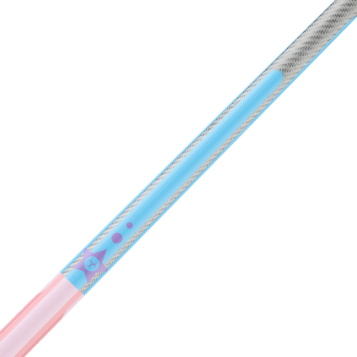 Poison Candy Sugar Pool Cue with Venom Carbon Fiber Shaft - NW- Pink/Light Blue