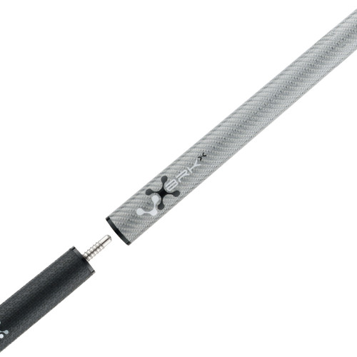 Poison VX Jump/Break Cue with Venom Carbon Fiber Shaft - Gray/Black
