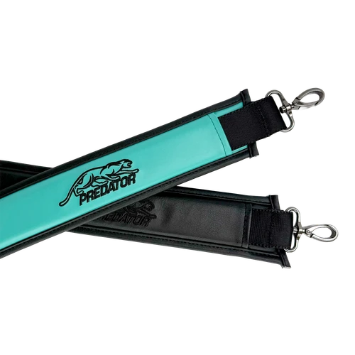 Predator Roadline Soft Pool Cue Case with Double Straps - Teal/Black 4x8
