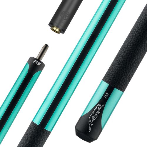 Predator P3 Teal- Leather Luxe Wrap (comes with 11.8mm REVO shaft)