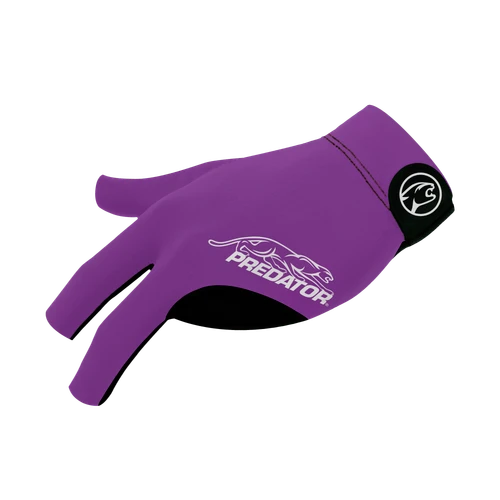 Predator Second Skin Pool Glove - LH - Purple+Gray-S/M