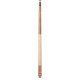 Lucasi Custom Antique Stained & Natural Birdseye Wrapless Cue