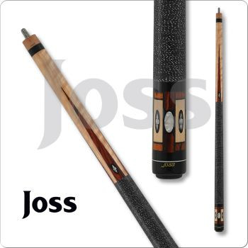 IN STOCK, Joss 20-62 Pool Cue, 6 Solid Black Points, FREE HARD CASE