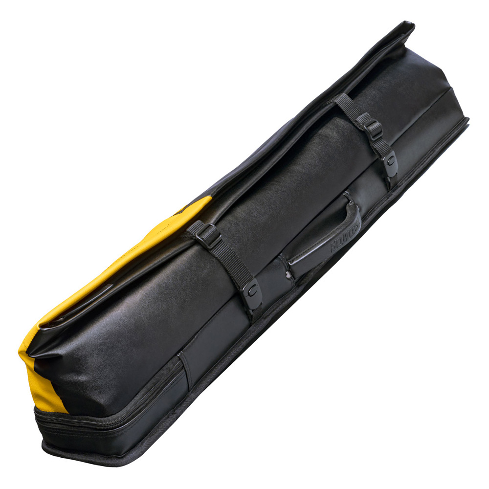 Predator Urbain Black and Yellow Hard Pool Case - 2Butts x 4Shafts