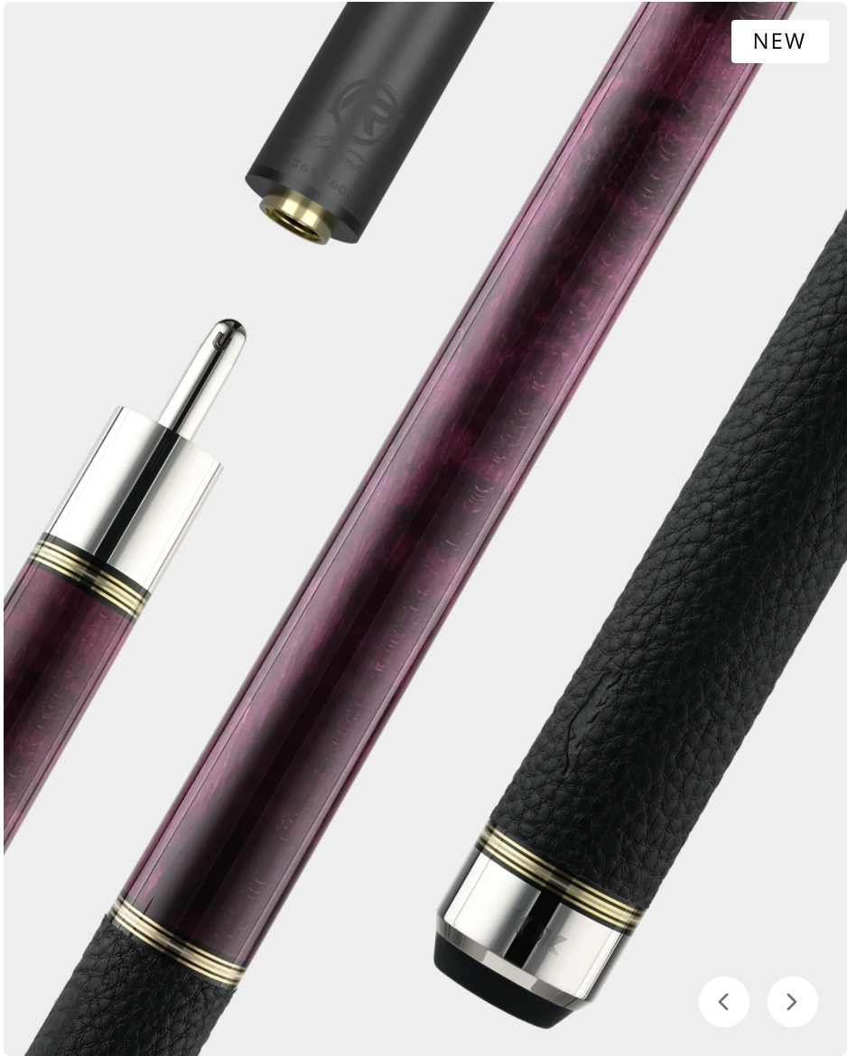 Predator 10K Purple Pool Cue (comes with 11.8mm REVO Uni-Loc Shaft)