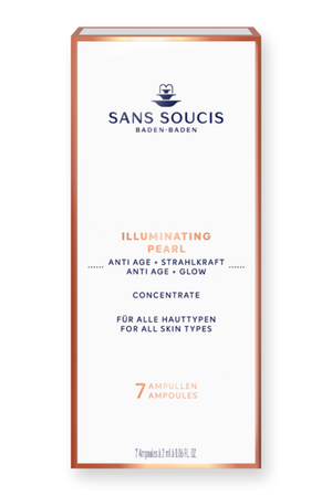 SANS SOUCIS ILLUMINATING PEARL ANTI AGE + GLOW CONCENTRATE ALL SKIN TYPES 7 x 2ML AMPOULES