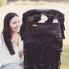 Diono Buggy Buddy® Universal Stroller Organizer With Cup Holders, Secure Attachment, Zippered Pockets, Safe & Secure [Black]