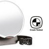 Diono Easy View® Pack of 2 Baby Car Mirrors, Safety Car Seat Mirror for Rear facing Infant, Fully Adjustable With 360¬∞ Rotation, Wide Crystal Clear View, Shatterproof, Crash Tested [Silver]