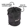 Diono Pop-up Trash Bin, Collapsible Car Trash Can Portable, Small, Leak Proof, Perfect For Keeping Car Clean [Black]