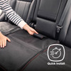Diono Ultra Mat XXXL Extra Large Car Seat Protector For Complete Protection Against Dirt & Scratches, Crash Tested, High Strength, Water Resistant Material With Thick Padding For Durable Protection [Black]