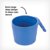 Diono XL Cup Holders for Radian and Everett NXT (Pack of 2) - Extra large deep design to keep drinks secure [Blue Sky]