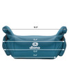 Solana® - 2 Pack of Belt Positioning Booster Car Seats [Black/Blue Razz Ice]