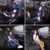 10 years one car seat from 4 lbs to 120 lbs [Blue Sky]