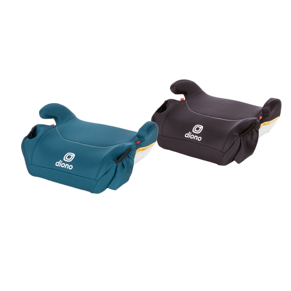Solana® - 2 Pack of Belt Positioning Booster Car Seats [Black/Blue Razz Ice]