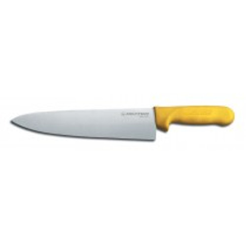 Dexter Russell Sani-Safe 8" Cooks Knife, Yellow Handle 12443y S145-8Y-PCP