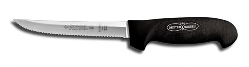 Dexter Russell SofGrip 6" Scalloped Utility Knife 24213B SG156SCB