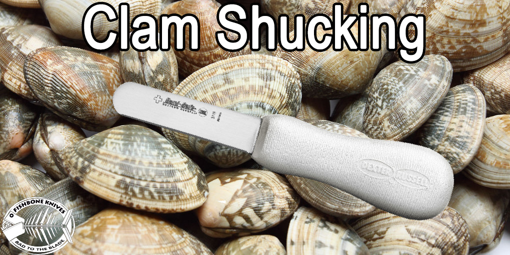 How to shuck clams using the Dexter clam Knife Fishbone knives