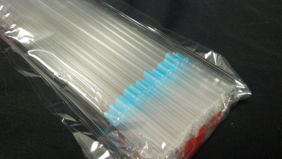 Spiral Style Individually Wrapped with Blue Insert AI Sheaths - 50 pk