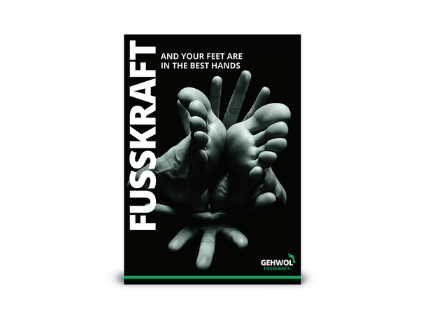 FUSSKRAFT - Poster - Your feet in best hands - EN - 20Case