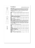 Vogue Patterns V1951 | Misses' Dress by Rachel Comey | Back of Envelope