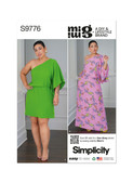 Simplicity S9776 (PDF) | Misses' Caftan In Two Lengths by Mimi G Style | Front of Envelope