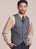 McCall's M8415 | Men's Lined Vest, Shirts, Tie and Bow Tie