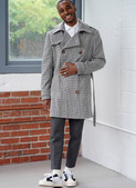 Simplicity S9389 (PDF) | Men's Trench Coat in Two Lengths