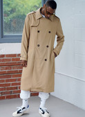 Simplicity S9389 (PDF) | Men's Trench Coat in Two Lengths