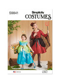 Simplicity S9841 | Children's and Girls' Costumes by Andrea Schewe Designs | Front of Envelope