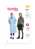 Burda Style BUR5860 | Burda Style Pattern 5860 Misses' Jacket & Coat | Front of Envelope