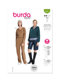 Burda Style BUR5871 | Burda Style Pattern 5871 Misses' Jumpsuit & Top | Front of Envelope