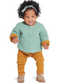 Burda Style BUR9231 | Burda Style Pattern 9231 Babies' Coordinates