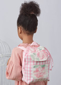 S9765 | Children's Wings in Sizes S-M-L, Crown, Tote, Backpack and Wings and Crown for Doll or Plush Animals by Laura Ashley