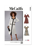 McCall's M8434 | Misses' Knit Dresses | Front of Envelope