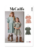 McCall's M8444 | Children's and Girls' Dresses | Front of Envelope
