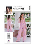 Know Me ME2053 | Misses' Pants and Knit Top by The Stitch Fitz | Front of Envelope