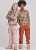 Simplicity S9864 | Girls' and Boys' Shirt and Cargo Pants