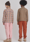 Simplicity S9864 | Girls' and Boys' Shirt and Cargo Pants