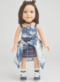 Simplicity S9874 | 18" Doll Clothes by Carla Reiss Design