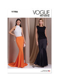Vogue Patterns V1986 | Misses' Skirts | Front of Envelope