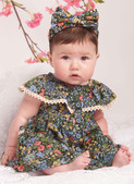 Simplicity S9898 | Babies' Dress, Panty and Headband