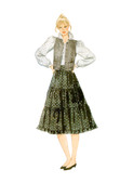 McCall's M8463 | Misses' Blouse, Vest, Skirt and Petticoat by Laura Ashley