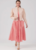 McCall's M8464 | Misses' and Miss Petite Lined Jacket and Dress by Laura Ashley