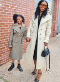 Know Me ME2070 | Girl's and Misses' Trench Coat by Beaute' J'Adore