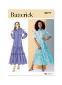 Butterick B6977 | Misses' Dress and Sash | Front of Envelope