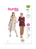 Burda Style BUR5818 | Burda Style Pattern 5818 Misses' Dress & Blouse | Front of Envelope