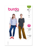 Burda Style BUR5843 | Burda Style Pattern 5843 Misses' Shirt | Front of Envelope