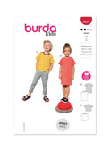 Burda Style BUR9229 | Burda Style Pattern 9229 Children's Dress & Shirt | Front of Envelope